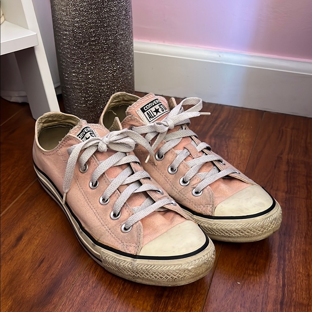 Converse Blush Canvas Sneakers